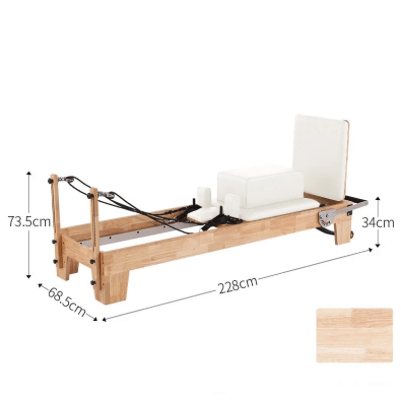 Classic Professional Solid Wood Pilates Reformer - Tree of Life