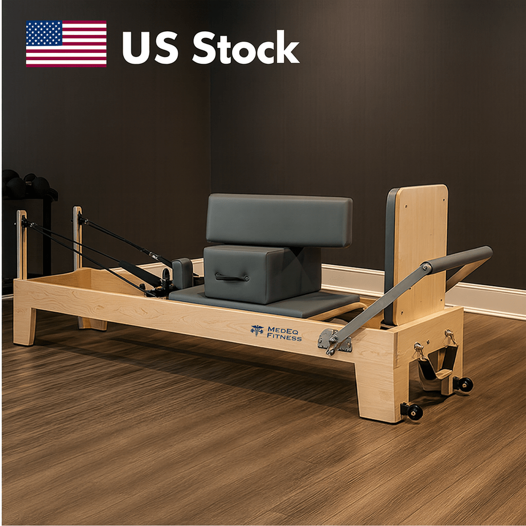 Classic Professional Solid Wood Pilates Reformer - Tree of Life