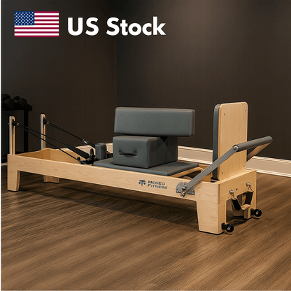 Classic Professional Solid Wood Pilates Reformer - Tree of Life