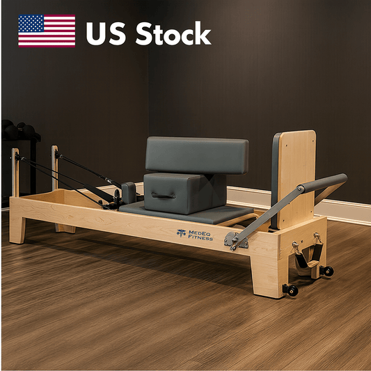 Classic Professional Solid Wood Pilates Reformer - Tree of Life