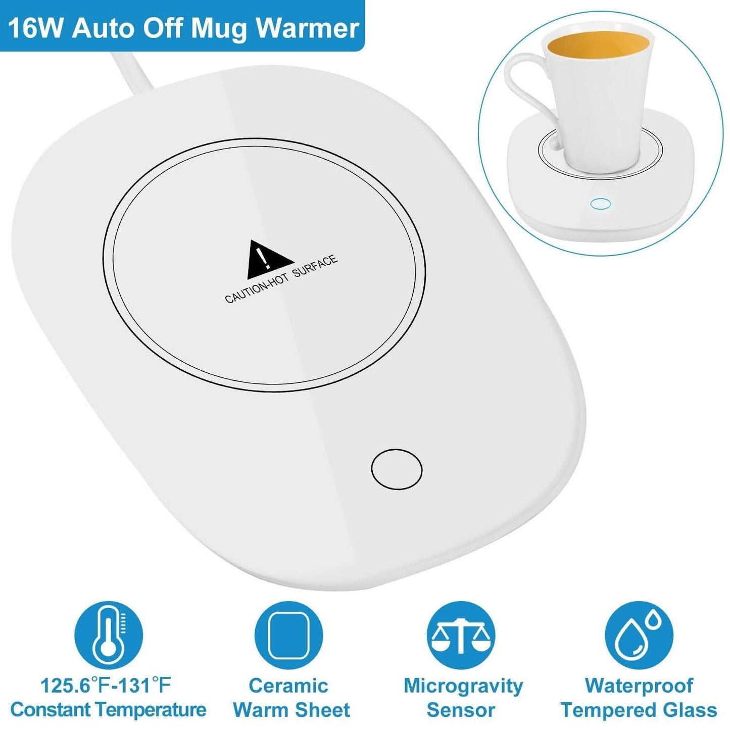 Coffee Mug Warmer Electric Heater Pad - Tree of Life