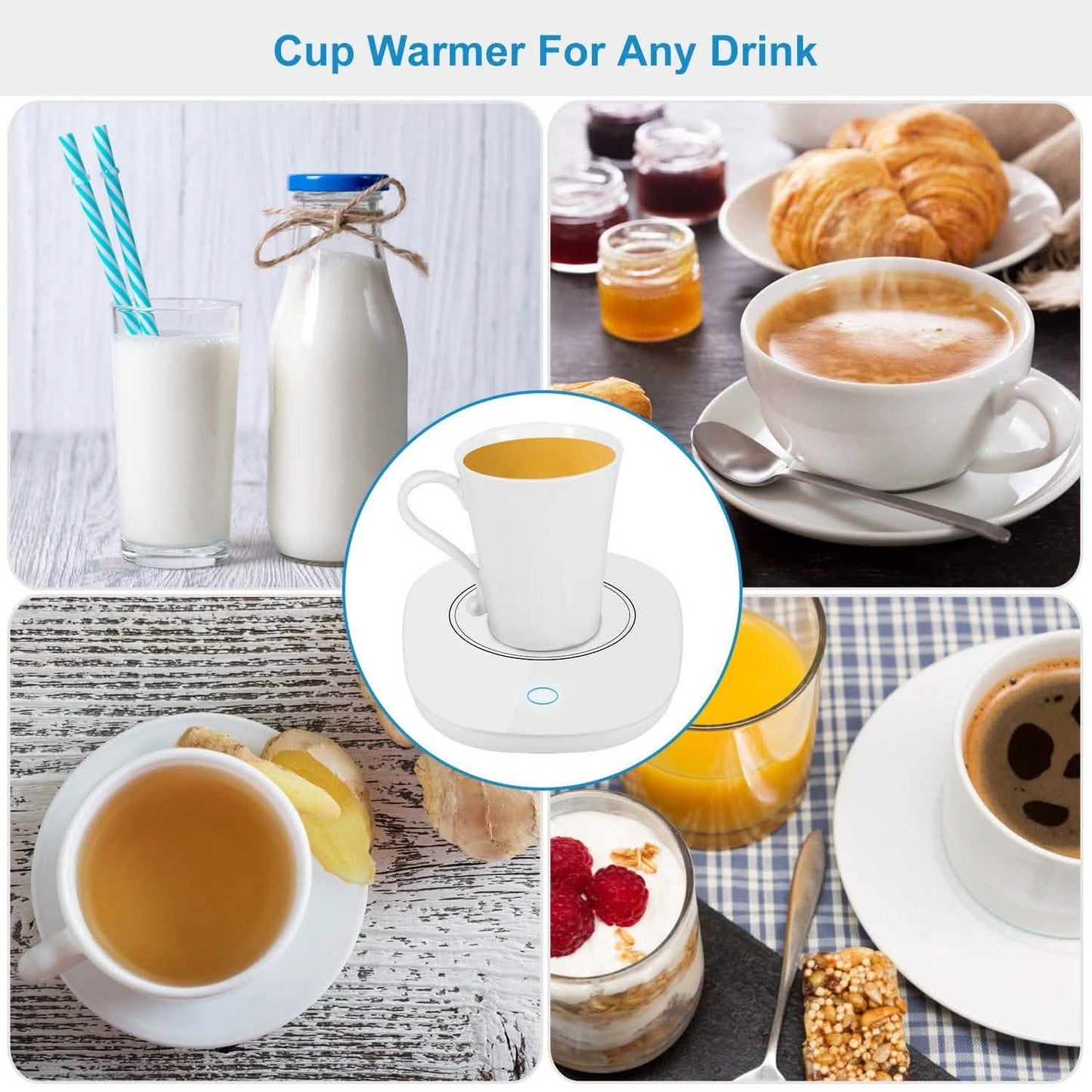 Coffee Mug Warmer Electric Heater Pad - Tree of Life