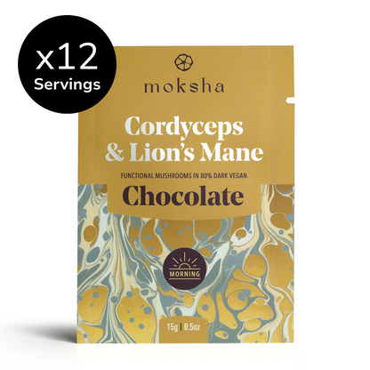 Summit Reserve™ Cordyceps & Lion's Mane Mushroom Chocolate Squares - Tree of Life