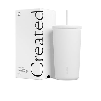 16oz Cold Cup - White - Tree of Life