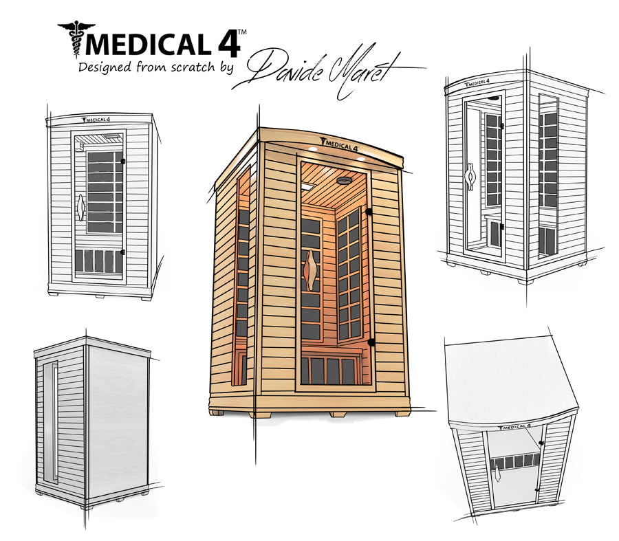 2 Person Home Full Spectrum Infrared Sauna | Medical 4™ - Tree of Life