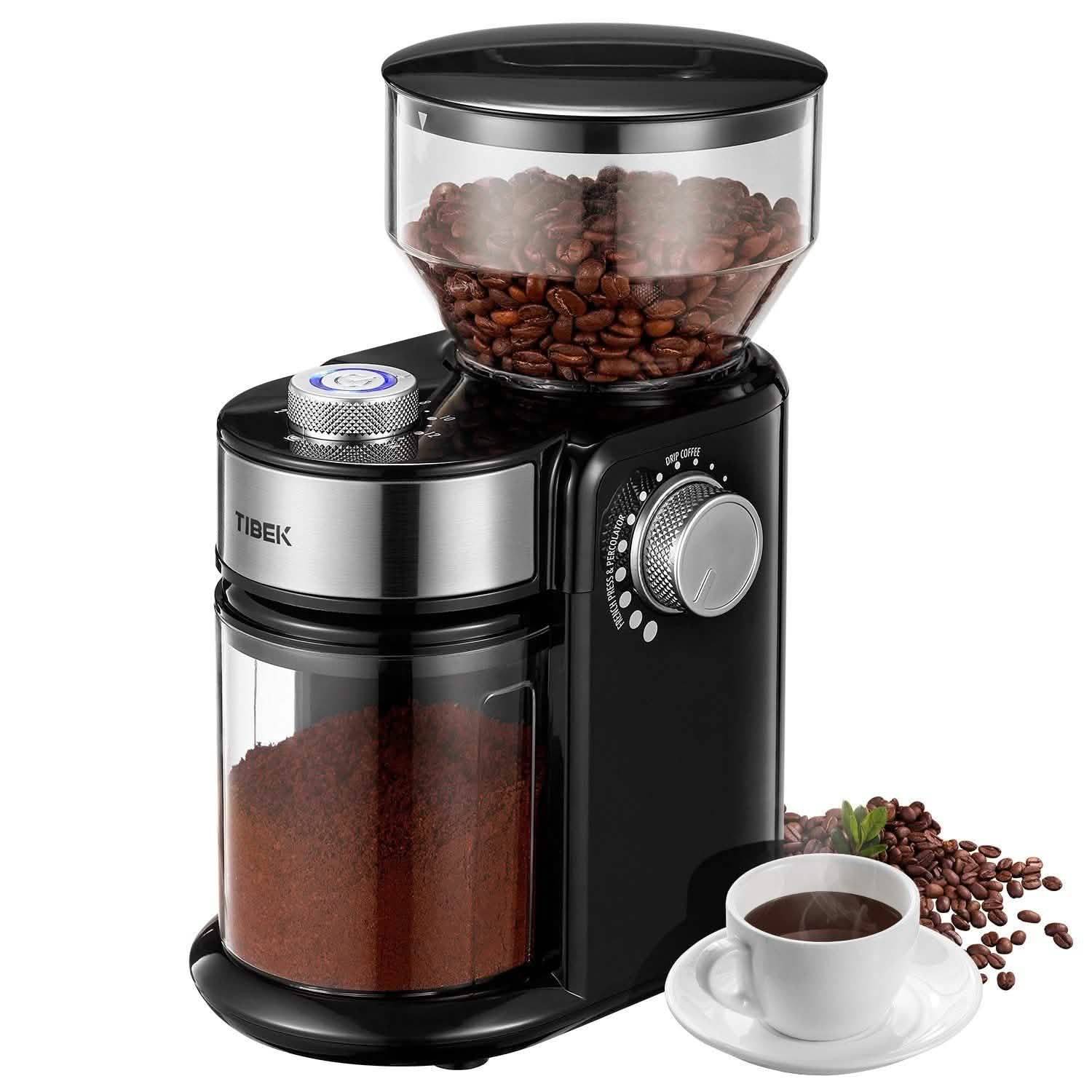 Electric Burr Coffee Grinder with 18 Settings - Tree of Life