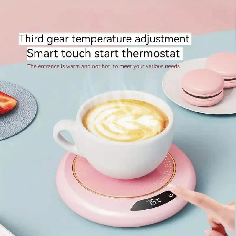 Electric Coffee Mug Warmer, 3 Temperature Settings - Tree of Life