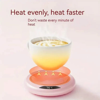 Electric Coffee Mug Warmer, 3 Temperature Settings - Tree of Life