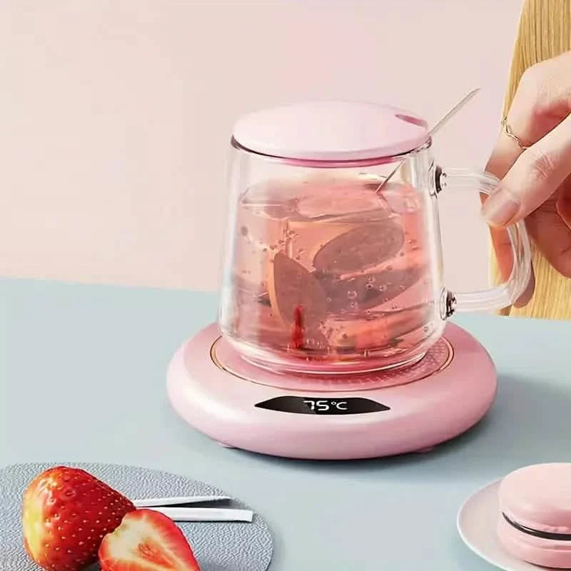 Electric Coffee Mug Warmer, 3 Temperature Settings - Tree of Life