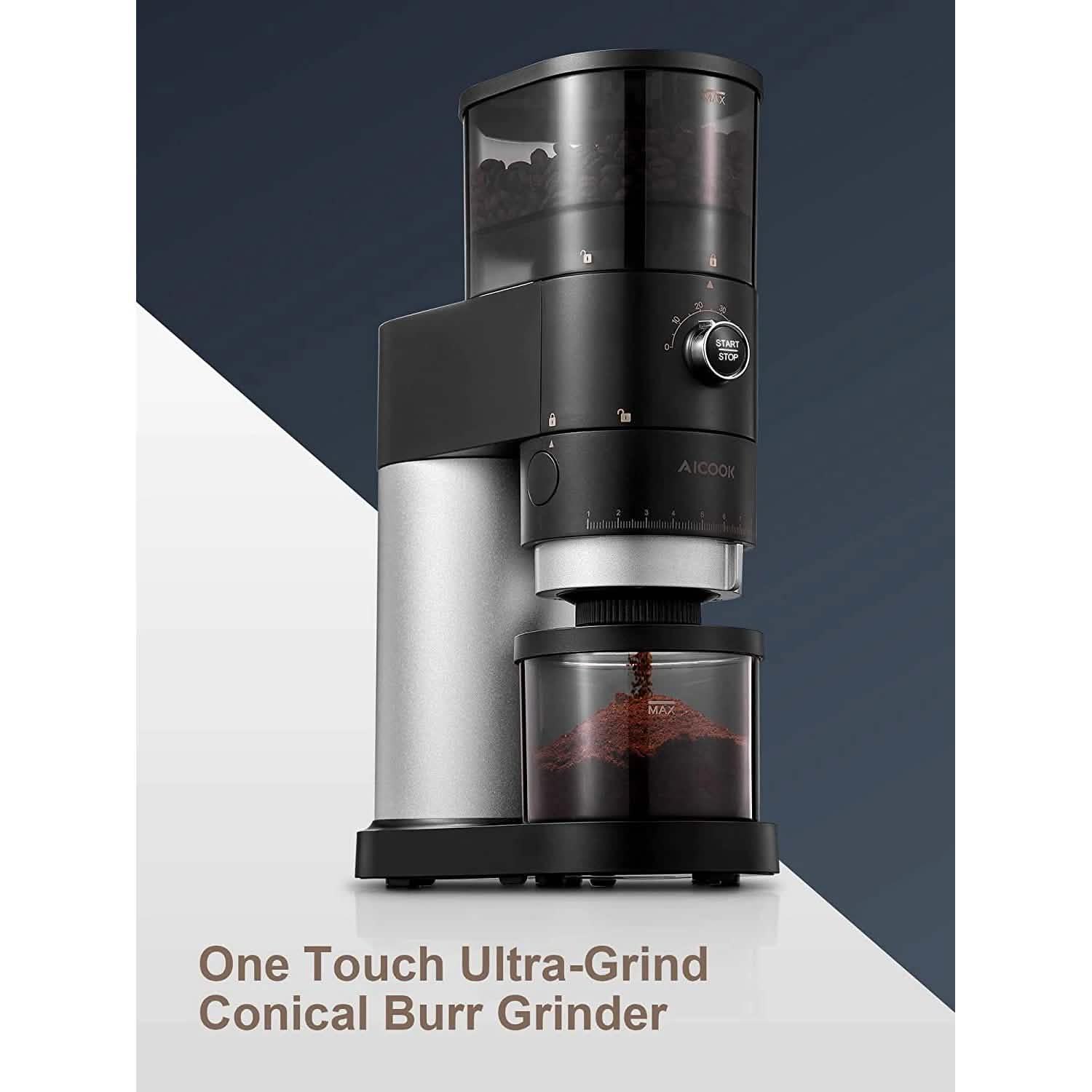 Electric Conical Burr Coffee Grinder - Tree of Life