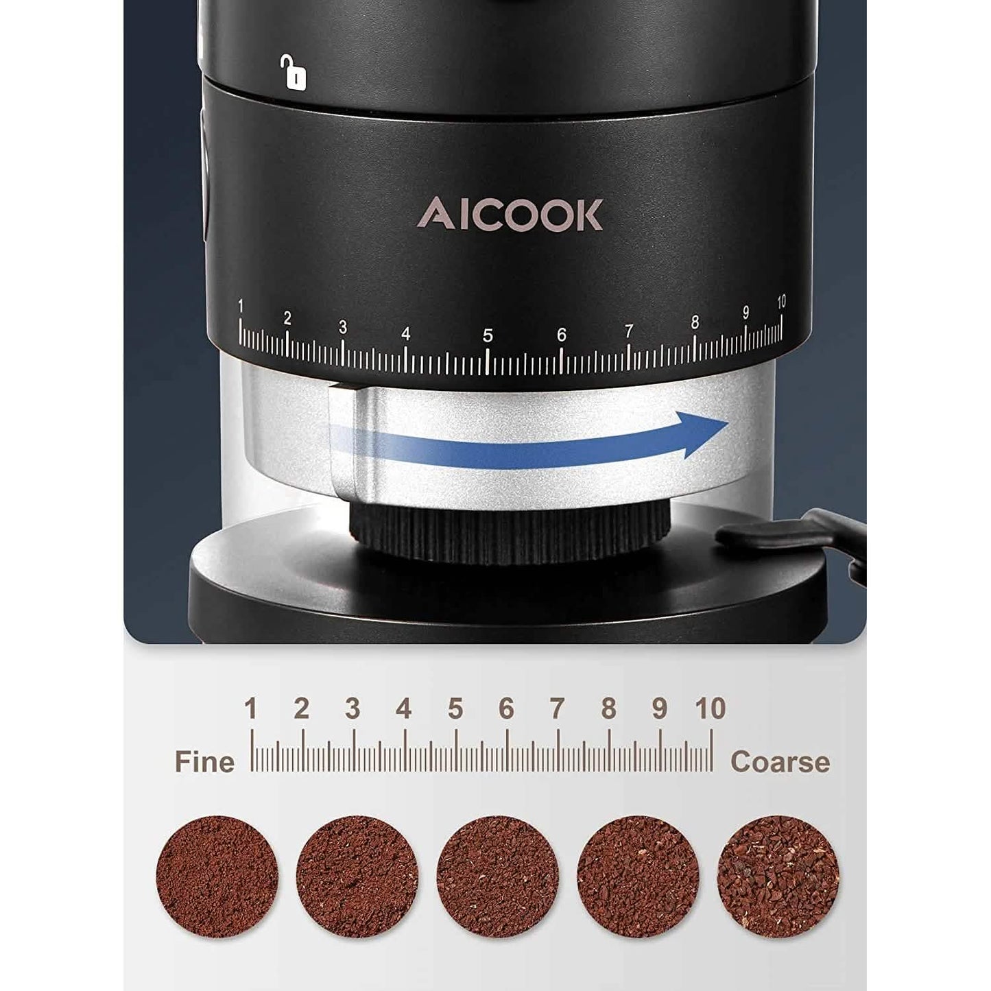 Electric Conical Burr Coffee Grinder - Tree of Life