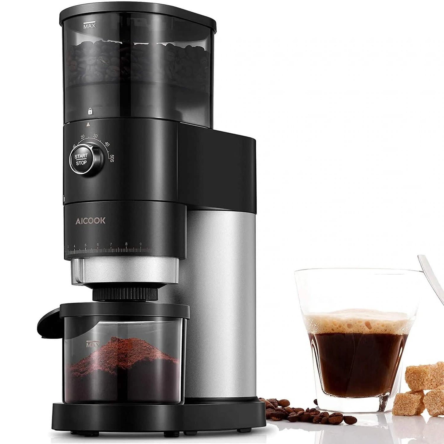 Electric Conical Burr Coffee Grinder - Tree of Life