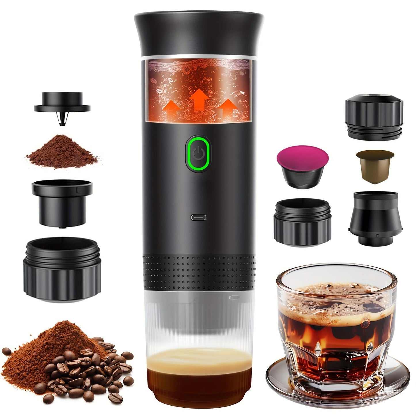 Coffee Maker Self-Heating Espresso Machine-0