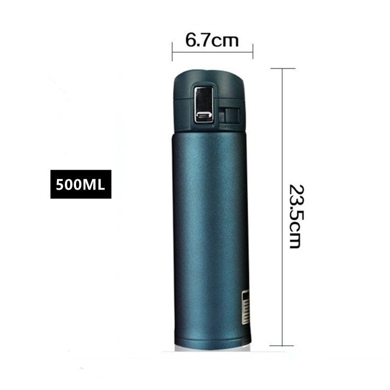 Fashion 500ml Stainless Steel Insulated Cup Coffee Tea Thermos Bottle Thermal Water Bottle Travel Drink Bottle Tumbler Warm Water Container Coffee Keeper Tea Keeper Camping Travel Coffee Tea Milk Mug Kitchen Dining Set Reusable Water Bottle - Tree of Life