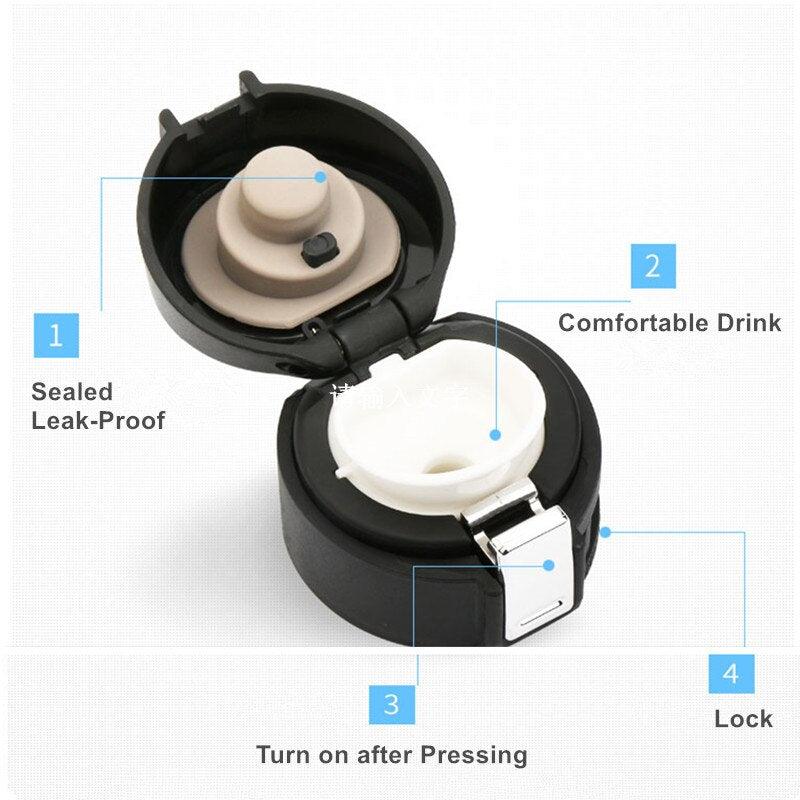 Fashion 500ml Stainless Steel Insulated Cup Coffee Tea Thermos Bottle Thermal Water Bottle Travel Drink Bottle Tumbler Warm Water Container Coffee Keeper Tea Keeper Camping Travel Coffee Tea Milk Mug Kitchen Dining Set Reusable Water Bottle - Tree of Life