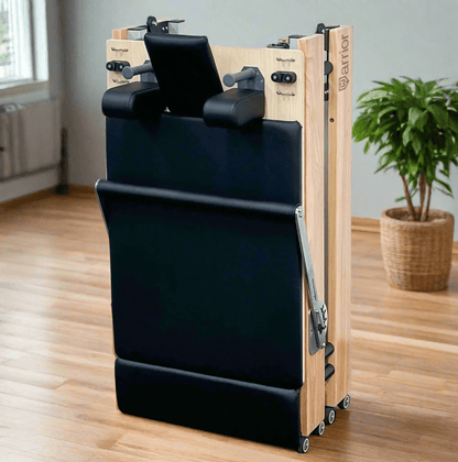 Folding Professional Solid Wood Pilates Reformer - Tree of Life