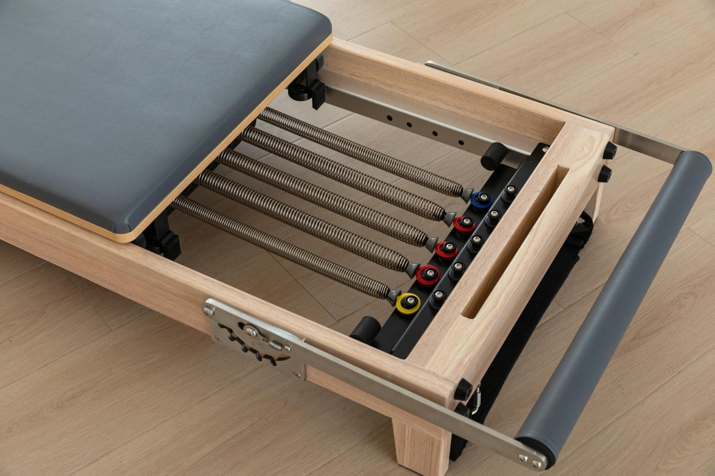 Folding Professional Solid Wood Pilates Reformer - Tree of Life