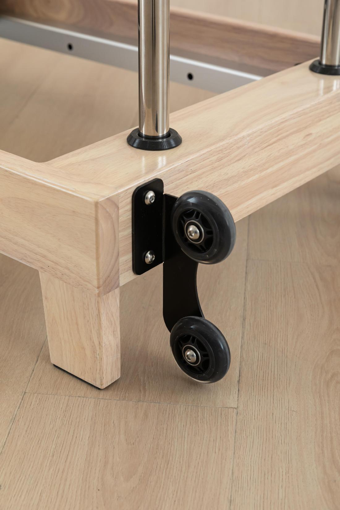 Folding Professional Solid Wood Pilates Reformer - Tree of Life