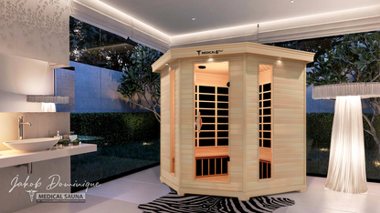 6 Person Indoor Infrared Full Spectrum Sauna | Medical 6 Plus™ - Tree of Life