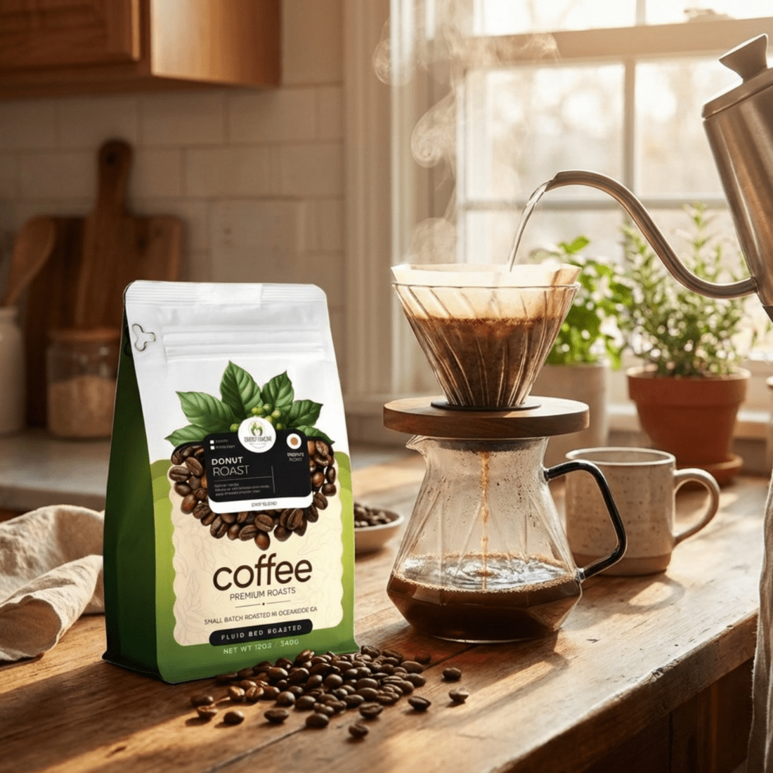 Glass Pour Over Set - Tree of Life