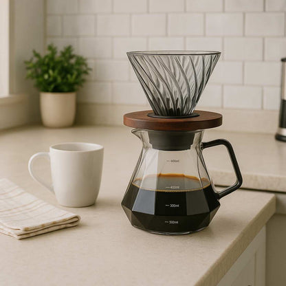 Glass Pour Over Set - Tree of Life