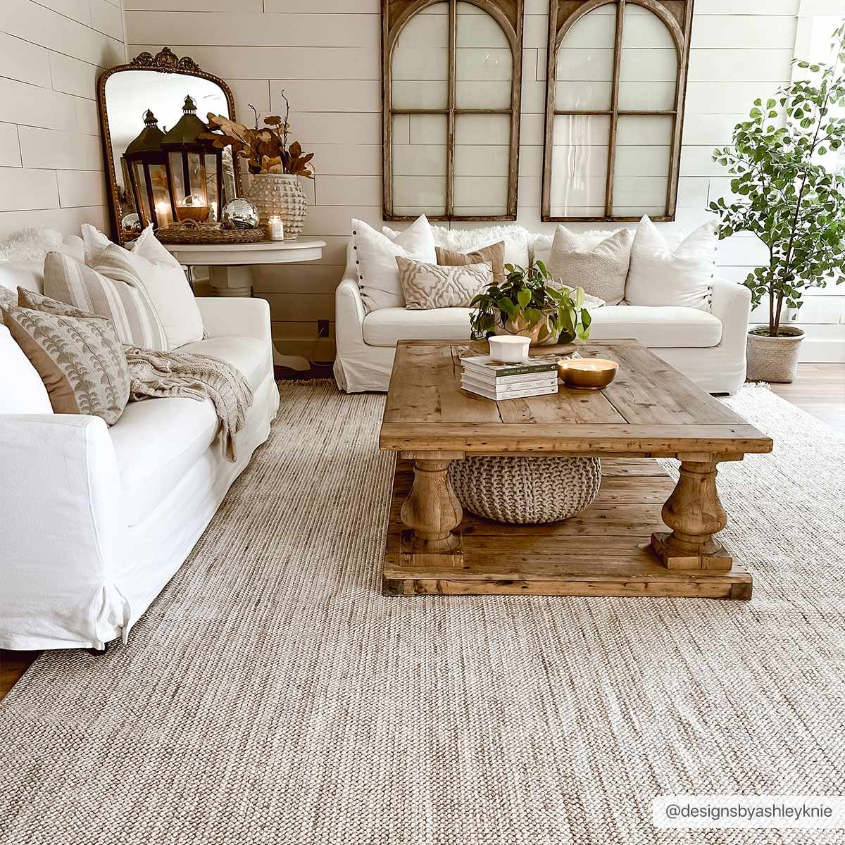 Gowan Beige Area Rug - Tree of Life