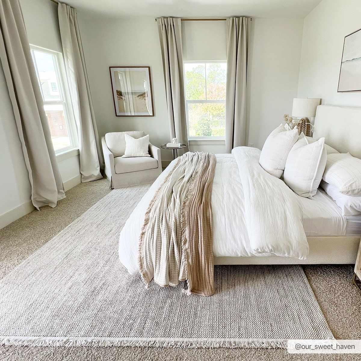 Gowan Beige Area Rug - Tree of Life
