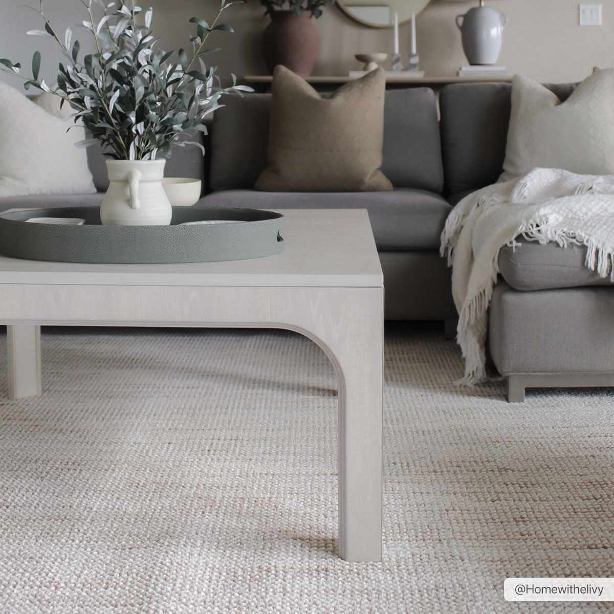 Gowan Beige Area Rug - Tree of Life