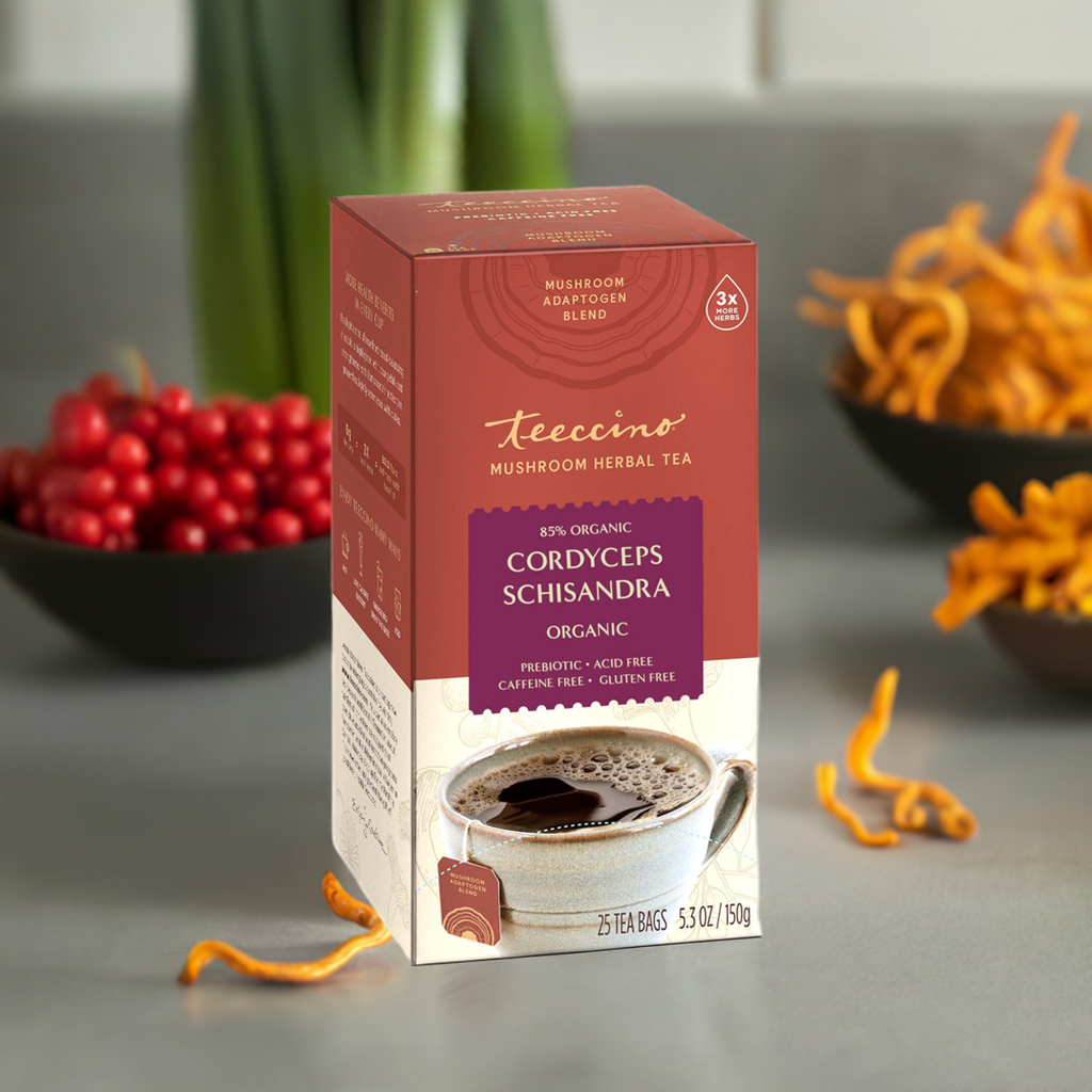Cordyceps Schisandra Cinnamon Berry Mushroom Herbal Tea - Tree of Life