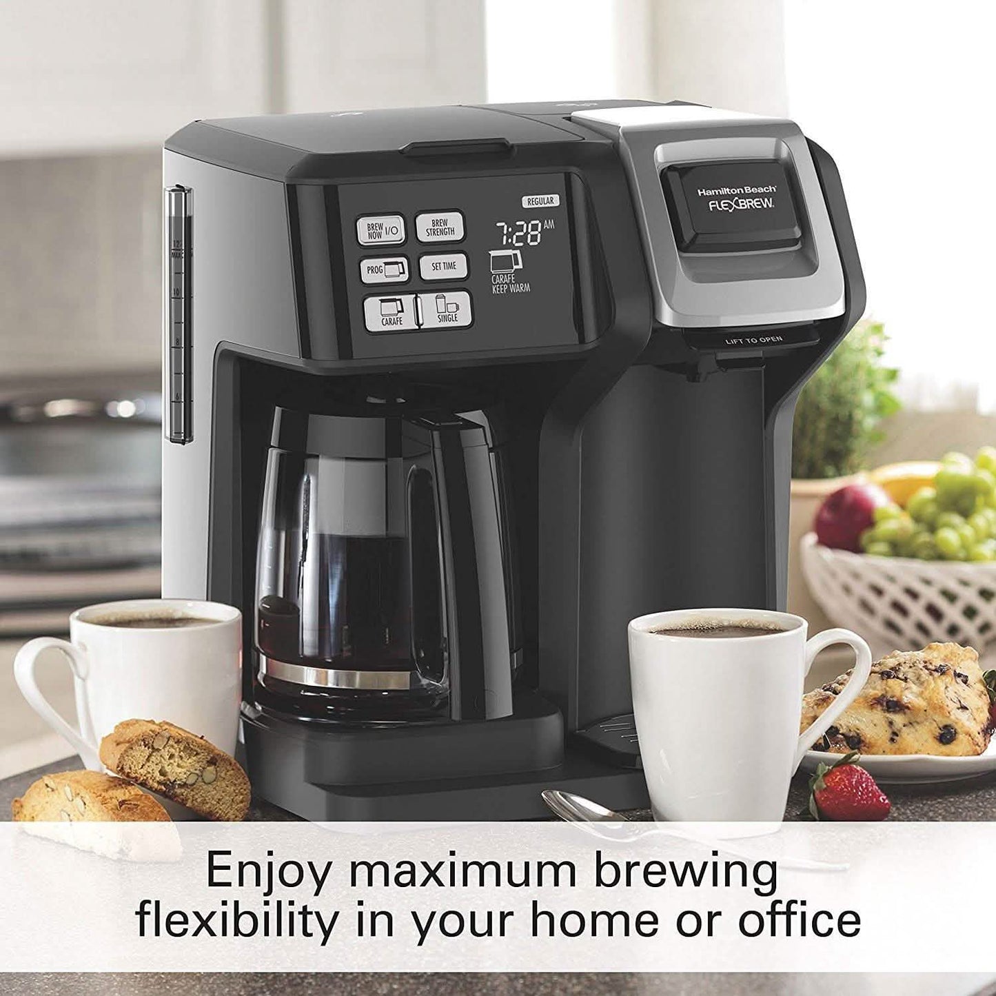 Hamilton Beach 49976 FlexBrew 2-Way Brewer Programmable Coffee Maker - Tree of Life