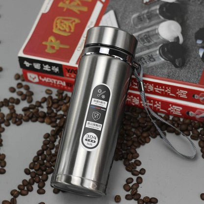 High Capacity Business Thermos Mug Stainless Steel Insulated Water Bottle Portable Vacuum Flask For Office Tea Mugs Vacuum Insulated Coffee Mug Spill Proof With Stainless Steel Travel Mugs Gift For Women Men - Tree of Life