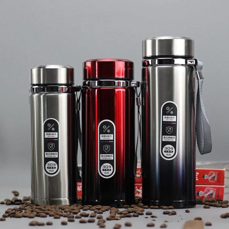 High Capacity Business Thermos Mug Stainless Steel Insulated Water Bottle Portable Vacuum Flask For Office Tea Mugs Vacuum Insulated Coffee Mug Spill Proof With Stainless Steel Travel Mugs Gift For Women Men - Tree of Life