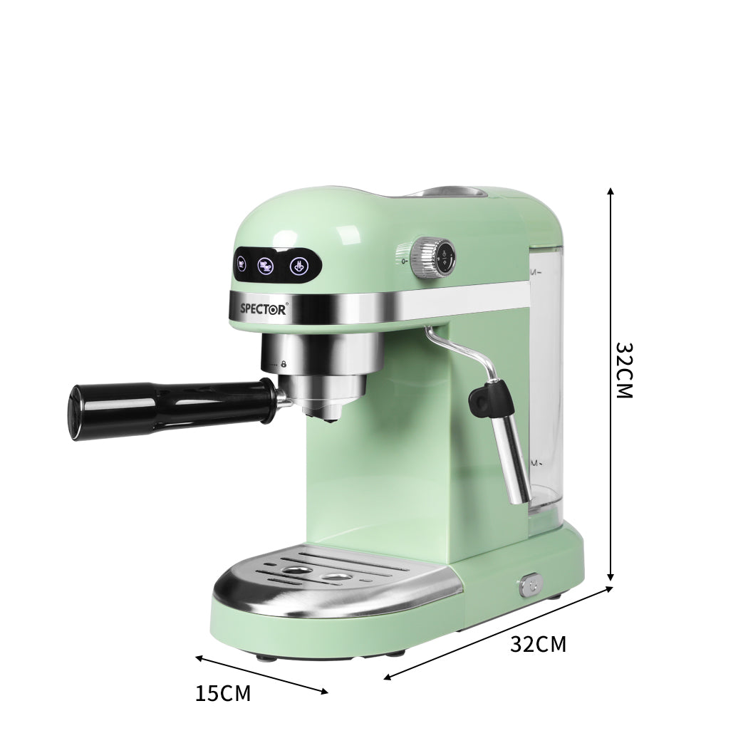 NNEIDS Spector Coffee Maker Machine Espresso Green Mint-1