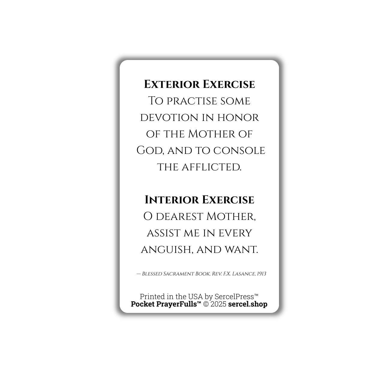 Meditations on the Sorrowful Passion, 31 Durable Plastic Cards on the Mysteries of Christ's Passion | Pocket PrayerFulls™ | Catholic Prayers - Tree of Life