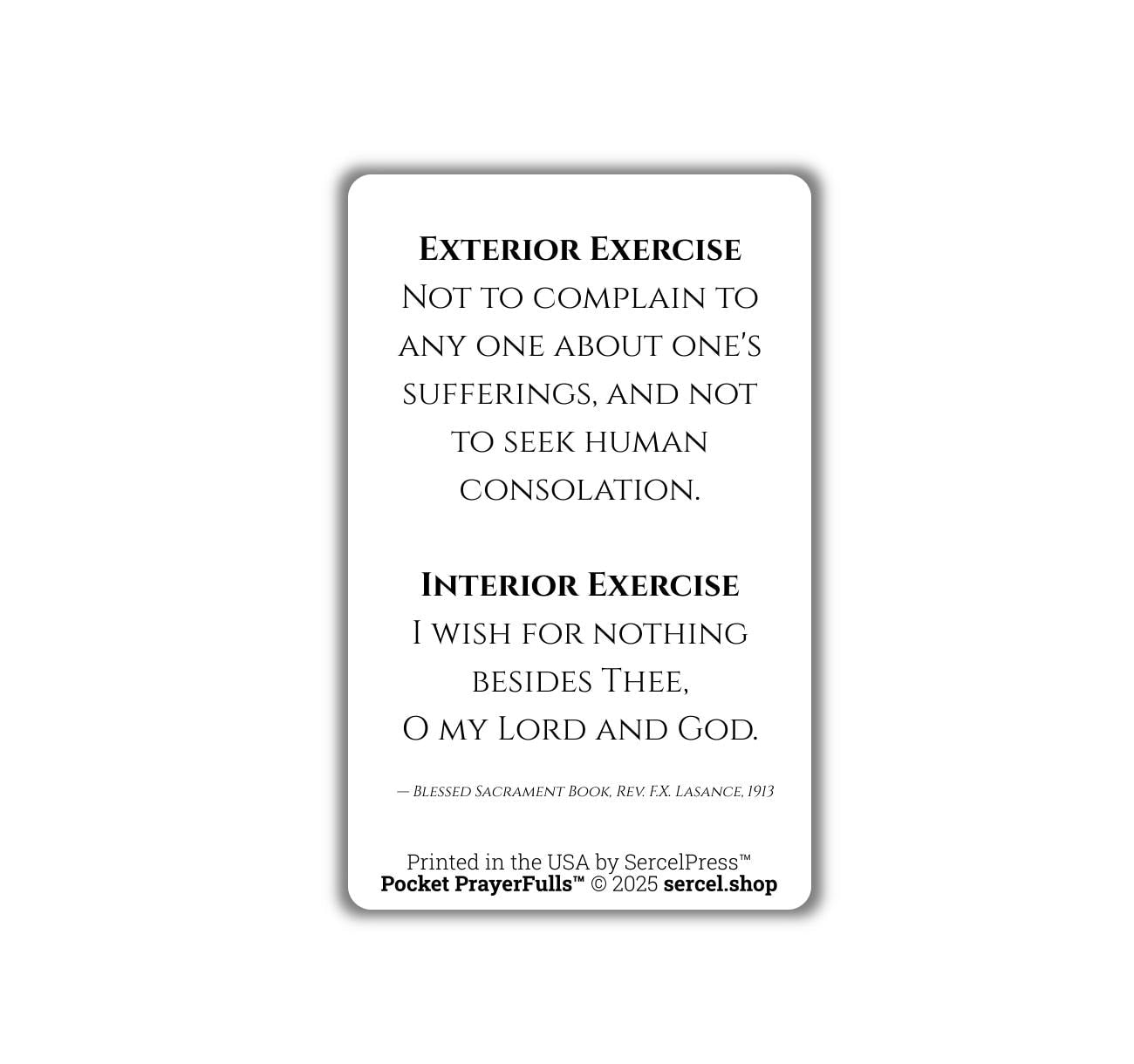Meditations on the Sorrowful Passion, 31 Durable Plastic Cards on the Mysteries of Christ's Passion | Pocket PrayerFulls™ | Catholic Prayers - Tree of Life