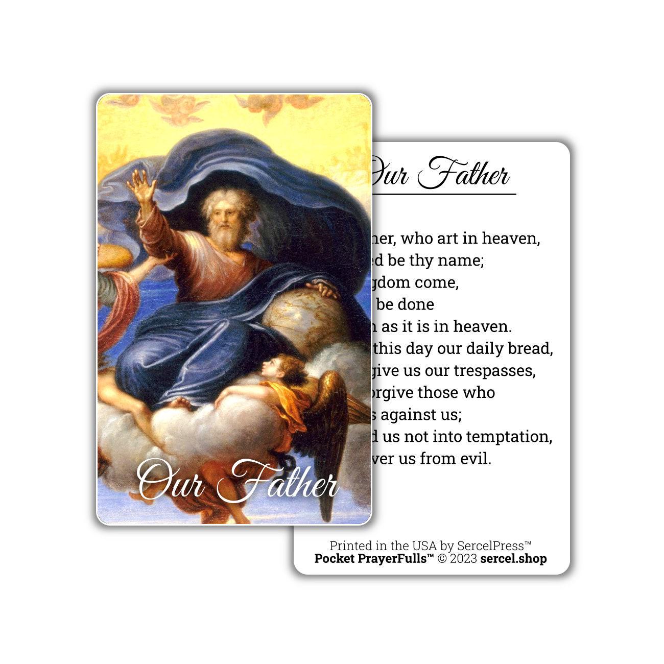 Catholic Starter Pack – 8 Essential Catholic Holy Cards — Pocket PrayerFulls™ | Uncompromising Holy Cards — Built to Last. Backed for Life - Tree of Life