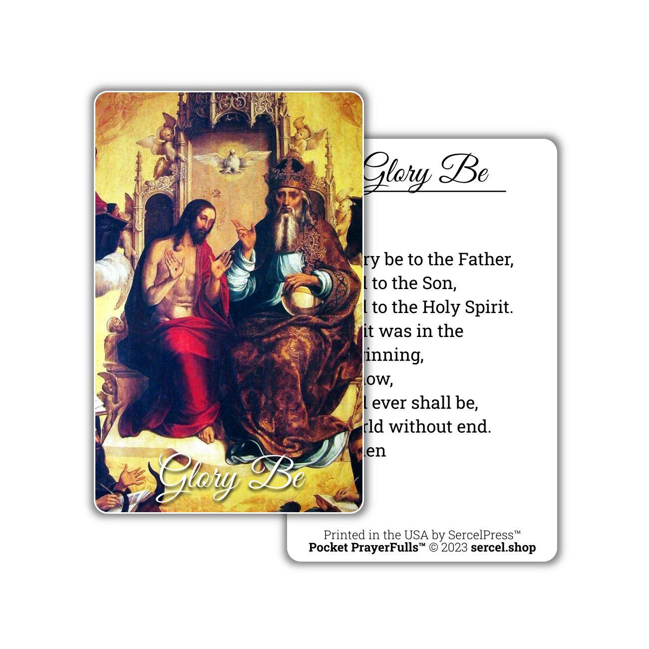 Catholic Starter Pack – 8 Essential Catholic Holy Cards — Pocket PrayerFulls™ | Uncompromising Holy Cards — Built to Last. Backed for Life - Tree of Life
