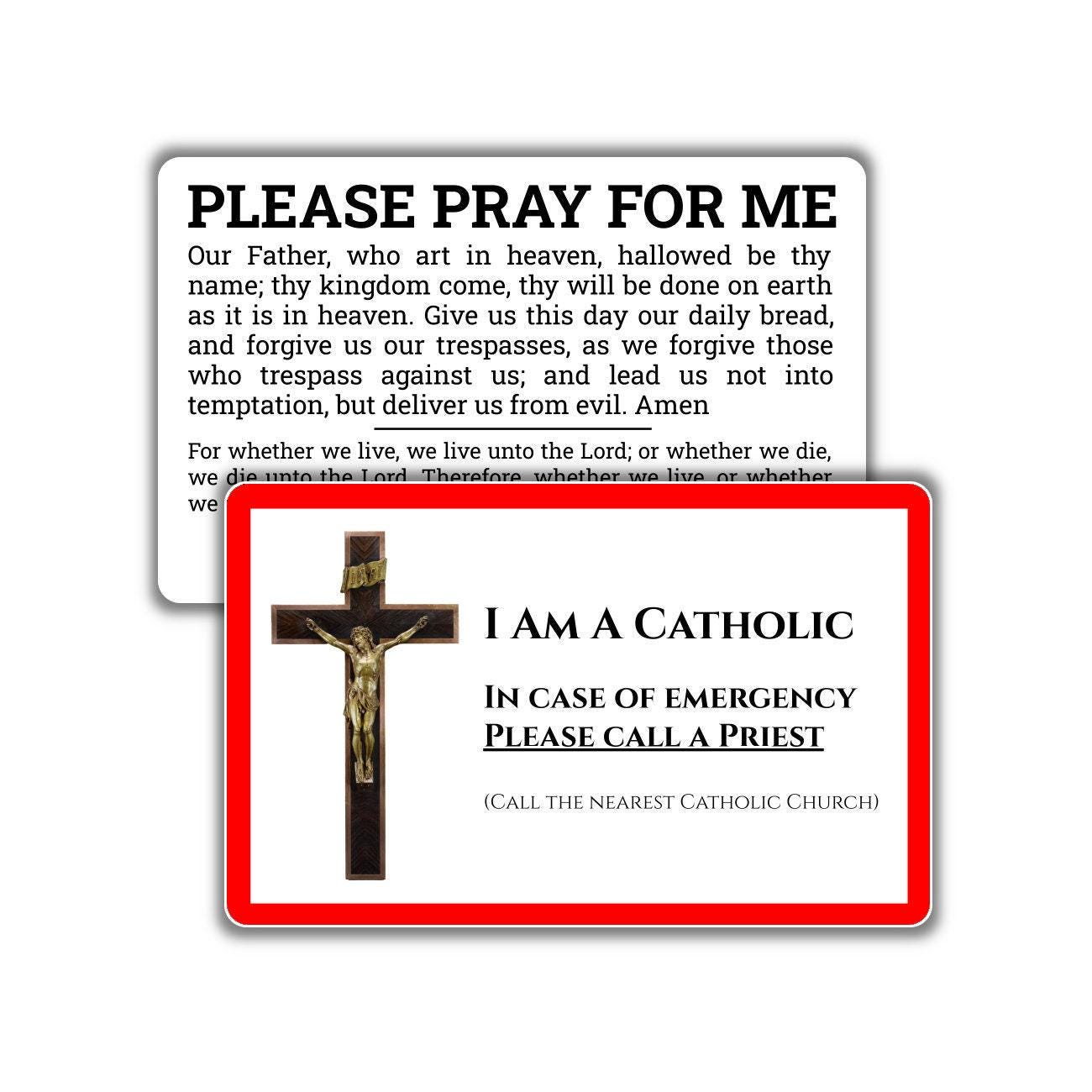 Catholic Starter Pack – 8 Essential Catholic Holy Cards — Pocket PrayerFulls™ | Uncompromising Holy Cards — Built to Last. Backed for Life - Tree of Life