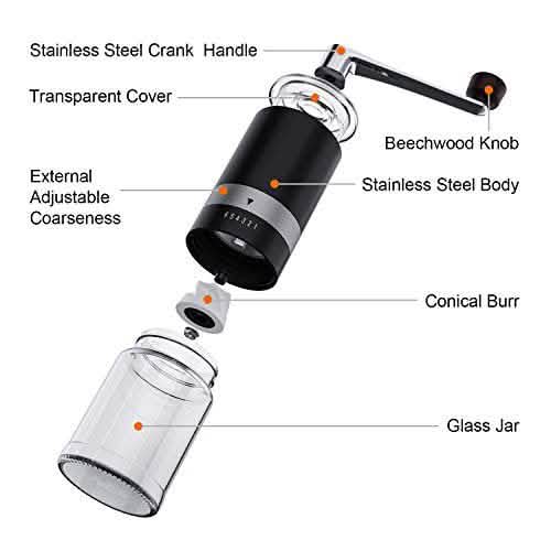 Ingeware Manual Coffee Grinder with Adjustable Coarse Setting - Tree of Life