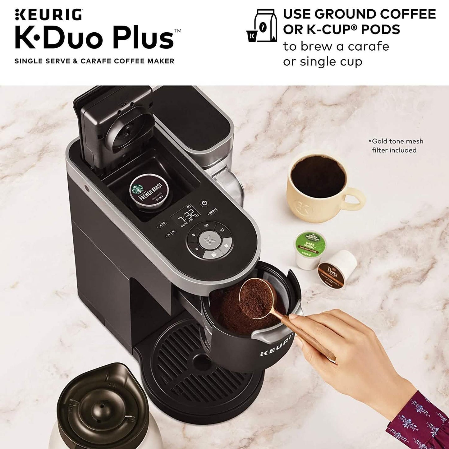 Keurig K-Duo Plus Coffee Maker (Refurbished) - Tree of Life