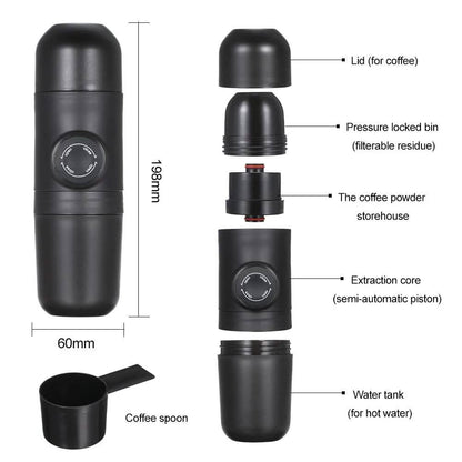 Manually Operated Portable Coffee Maker Espresso Machine - Tree of Life