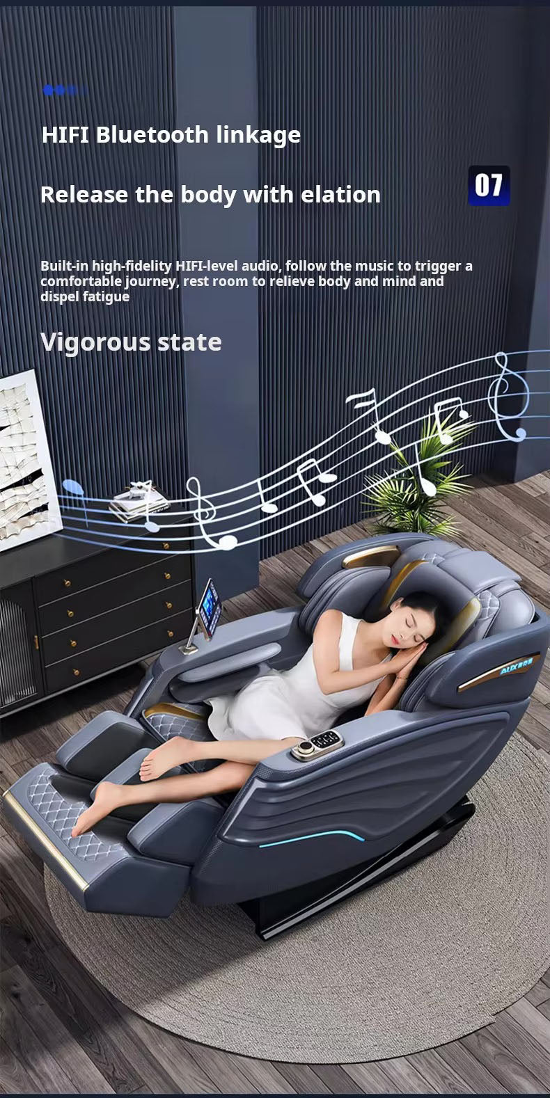 MedEq Recovery C79 Massage Chair | Full-Body Zero-Gravity Relaxation - Tree of Life