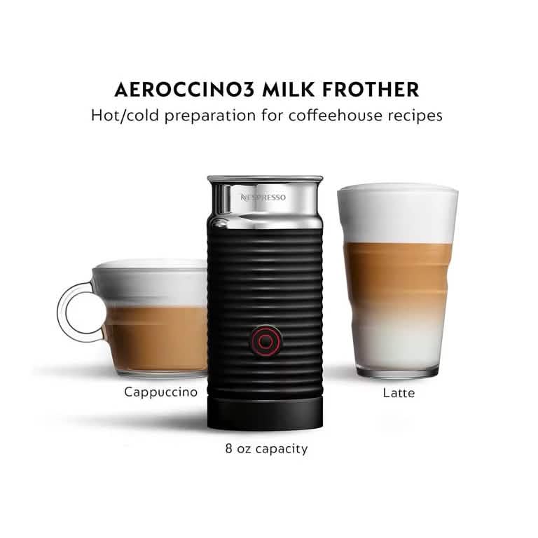 Nespresso Vertuo Next Coffee and Espresso Maker with Aeroccino Milk Frother (Refurbished) - Tree of Life