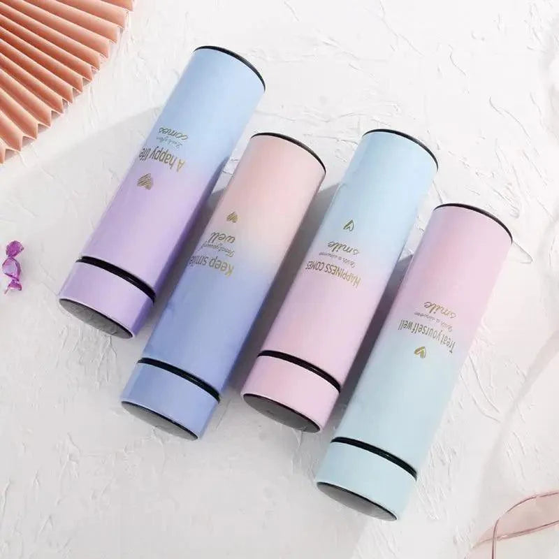 500ML Smart Thermos Water Bottle Led Digital Temperature Display Stainless Steel Coffee Thermal Mugs Intelligent Insulation Cups - Tree of Life