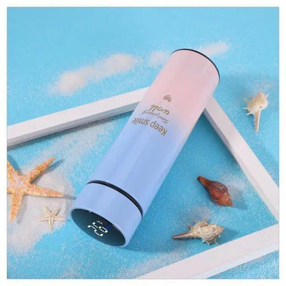500ML Smart Thermos Water Bottle Led Digital Temperature Display Stainless Steel Coffee Thermal Mugs Intelligent Insulation Cups - Tree of Life