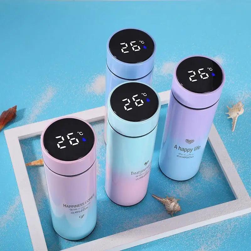 500ML Smart Thermos Water Bottle Led Digital Temperature Display Stainless Steel Coffee Thermal Mugs Intelligent Insulation Cups - Tree of Life