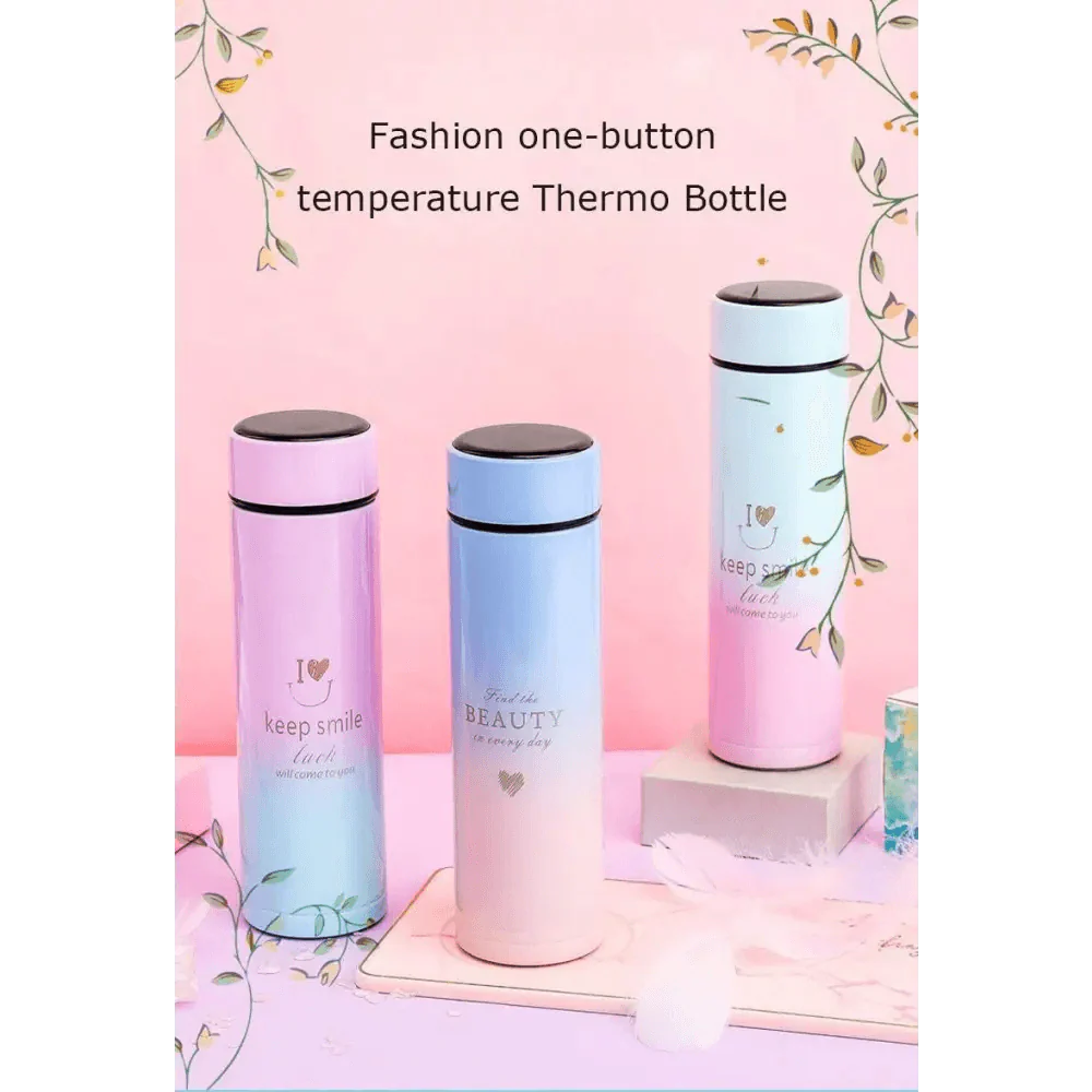 500ML Smart Thermos Water Bottle Led Digital Temperature Display Stainless Steel Coffee Thermal Mugs Intelligent Insulation Cups - Tree of Life