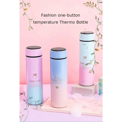 500ML Smart Thermos Water Bottle Led Digital Temperature Display Stainless Steel Coffee Thermal Mugs Intelligent Insulation Cups - Tree of Life
