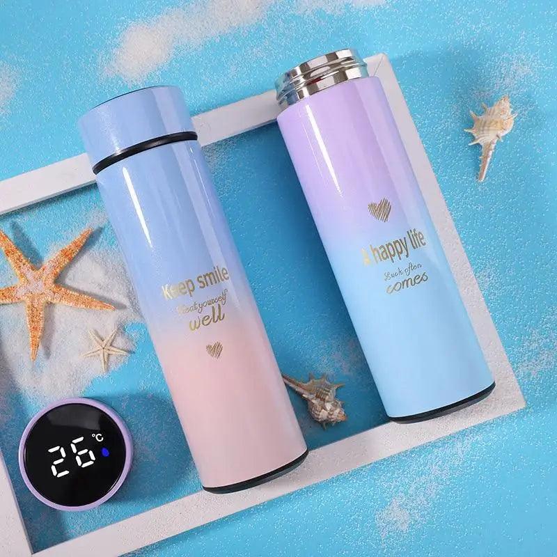 500ML Smart Thermos Water Bottle Led Digital Temperature Display Stainless Steel Coffee Thermal Mugs Intelligent Insulation Cups - Tree of Life