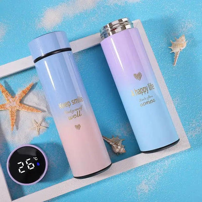 500ML Smart Thermos Water Bottle Led Digital Temperature Display Stainless Steel Coffee Thermal Mugs Intelligent Insulation Cups - Tree of Life